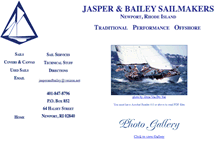 Tablet Screenshot of jasperandbailey.com